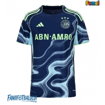 Ajax Tricou Fotbal Replică 2025-26 Femei Deplasare